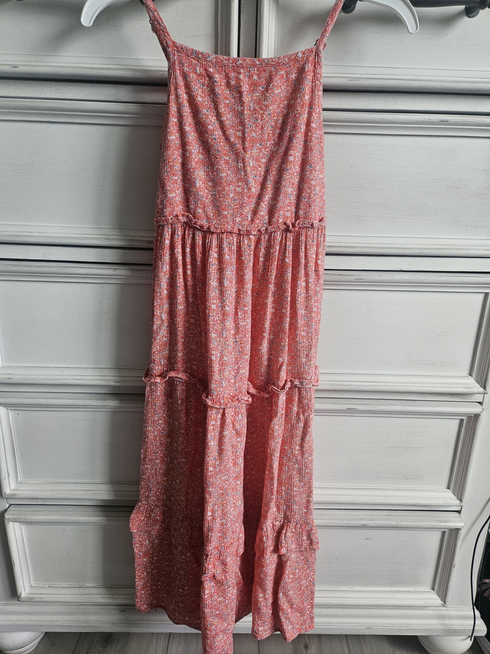 Cat & Jack Pink Floral Tiered Sundress